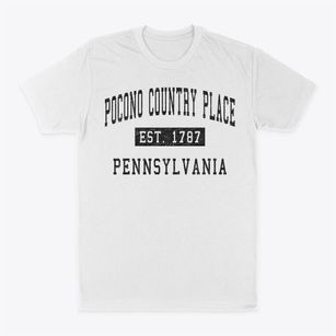 Pocono Country Place Pennsylvania Classic Established Classic Dad T-Shirt