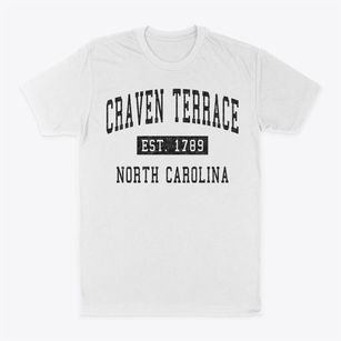 Craven Terrace North Carolina Classic Established Classic Dad T-Shirt