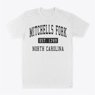 Mitchells Fork North Carolina Classic Established Classic Dad T-Shirt
