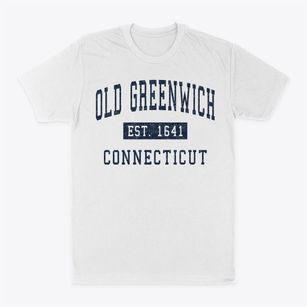 Old Greenwich Connecticut Classic Established Classic Dad T-Shirt
