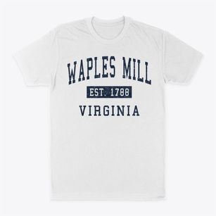 Waples Mill Virginia Classic Established Classic Dad T-Shirt