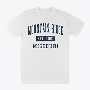 Mountain Ridge Missouri Classic Established Classic Dad T-Shirt