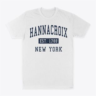 Hannacroix New York Classic Established Classic Dad T-Shirt