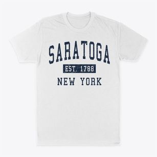 Saratoga New York Classic Established Classic Dad T-Shirt