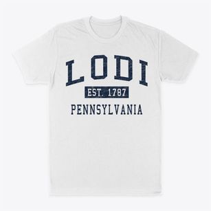 Lodi Pennsylvania Classic Established Classic Dad T-Shirt