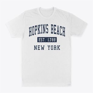 Hopkins Beach New York Classic Established Classic Dad T-Shirt
