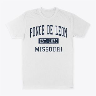 Ponce De Leon Missouri Classic Established Classic Dad T-Shirt