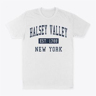 Halsey Valley New York Classic Established Classic Dad T-Shirt