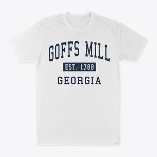 Goffs Mill Georgia Classic Established Classic Dad T-Shirt