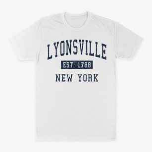 Lyonsville New York Classic Established Classic Dad T-Shirt