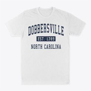 Dobbersville North Carolina Classic Established Classic Dad T-Shirt