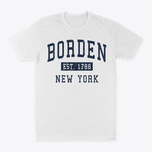 Borden New York Classic Established Classic Dad T-Shirt