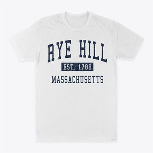 Rye Hill Massachusetts Classic Established Classic Dad T-Shirt