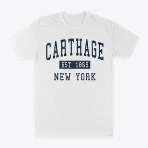 Carthage New York Classic Established Classic Dad T-Shirt