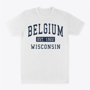 Belgium Wisconsin Classic Established Classic Dad T-Shirt