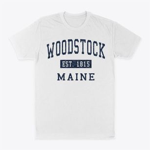 Woodstock Maine Classic Established Classic Dad T-Shirt