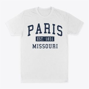 Paris Missouri Classic Established Classic Dad T-Shirt