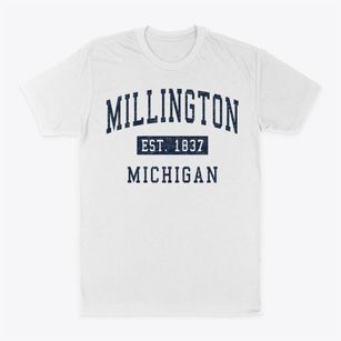 Millington Michigan Classic Established Classic Dad T-Shirt