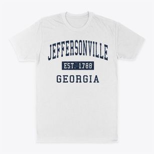 Jeffersonville Georgia Classic Established Classic Dad T-Shirt