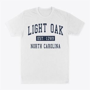 Light Oak North Carolina Classic Established Classic Dad T-Shirt