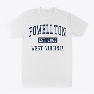 Powellton West Virginia Classic Established Classic Dad T-Shirt