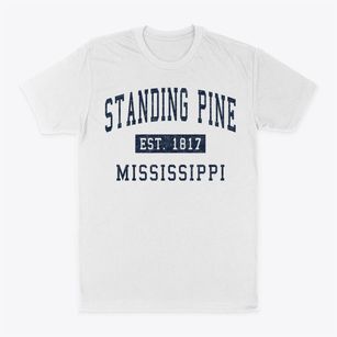 Standing Pine Mississippi Classic Established Classic Dad T-Shirt