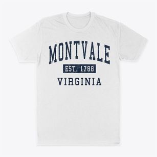 Montvale Virginia Classic Established Classic Dad T-Shirt