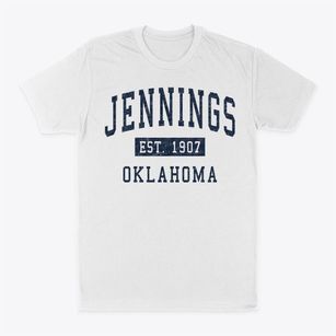 Jennings Oklahoma Classic Established Classic Dad T-Shirt