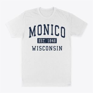 Monico Wisconsin Classic Established Classic Dad T-Shirt