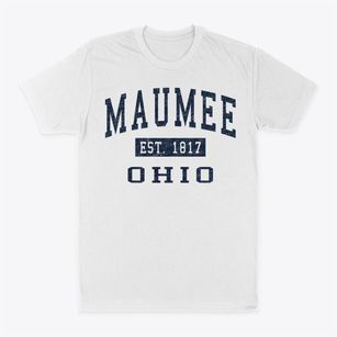 Maumee Ohio Classic Established Classic Dad T-Shirt