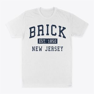 Brick New Jersey Classic Established Classic Dad T-Shirt