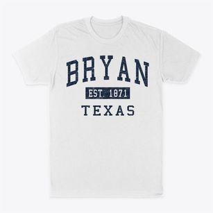 Bryan Texas Classic Established Classic Dad T-Shirt