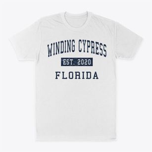 Winding Cypress Florida Classic Established Classic Dad T-Shirt