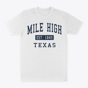 Mile High Texas Classic Established Classic Dad T-Shirt