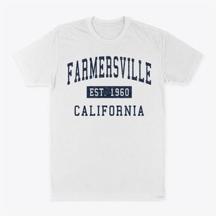 Farmersville California Classic Established Classic Dad T-Shirt