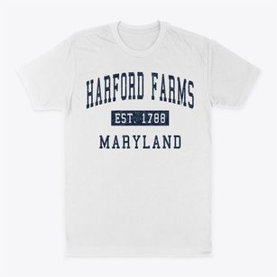 Harford Farms Maryland Classic Established Classic Dad T-Shirt