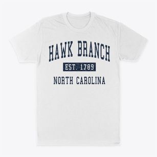 Hawk Branch North Carolina Classic Established Classic Dad T-Shirt