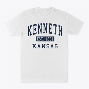 Kenneth Kansas Classic Established Classic Dad T-Shirt