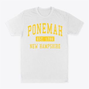 Ponemah New Hampshire Classic Established Classic Dad T-Shirt