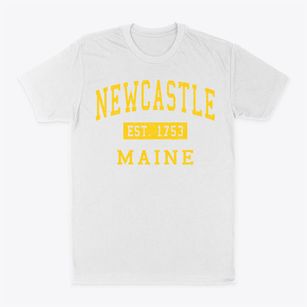 Newcastle Maine Classic Established Classic Dad T-Shirt