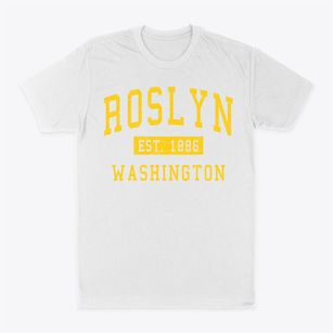 Roslyn Washington Classic Established Classic Dad T-Shirt