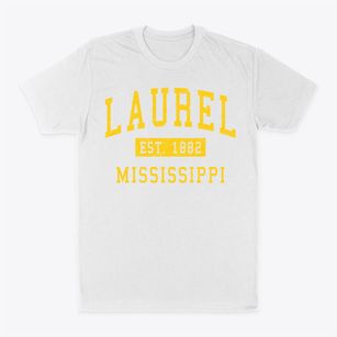 Laurel Mississippi Classic Established Classic Dad T-Shirt