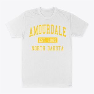 Amourdale North Dakota Classic Established Classic Dad T-Shirt
