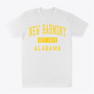 New Harmony Alabama Classic Established Classic Dad T-Shirt
