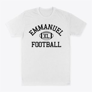 Emmanuel Christian School Classic Football Classic Dad T-Shirt