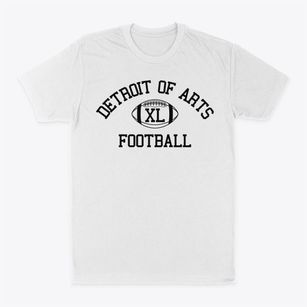 Detroit School Of Arts Classic Football Classic Dad T-Shirt