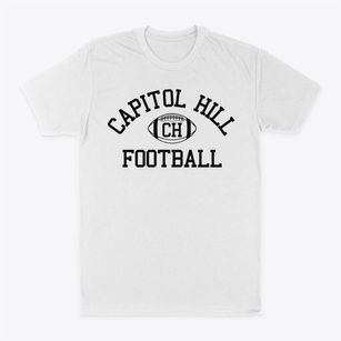Capitol Hill School Classic Football Classic Dad T-Shirt