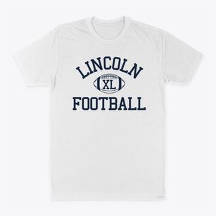 Lincoln Junior High School Classic Football Classic Dad T-Shirt