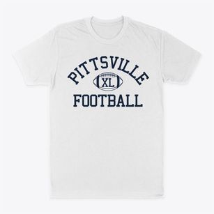Pittsville High School Classic Football Classic Dad T-Shirt