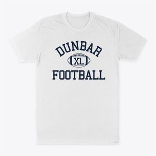 Dunbar Math Science Technology Magnet Classic Football Classic Dad T-Shirt